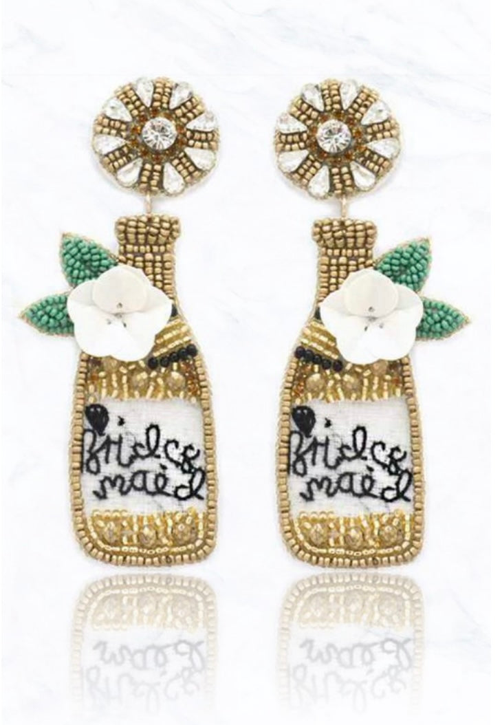 Gold Bridesmaid Earrings
