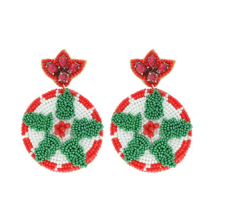 Mistletoe Ornament Earrings
